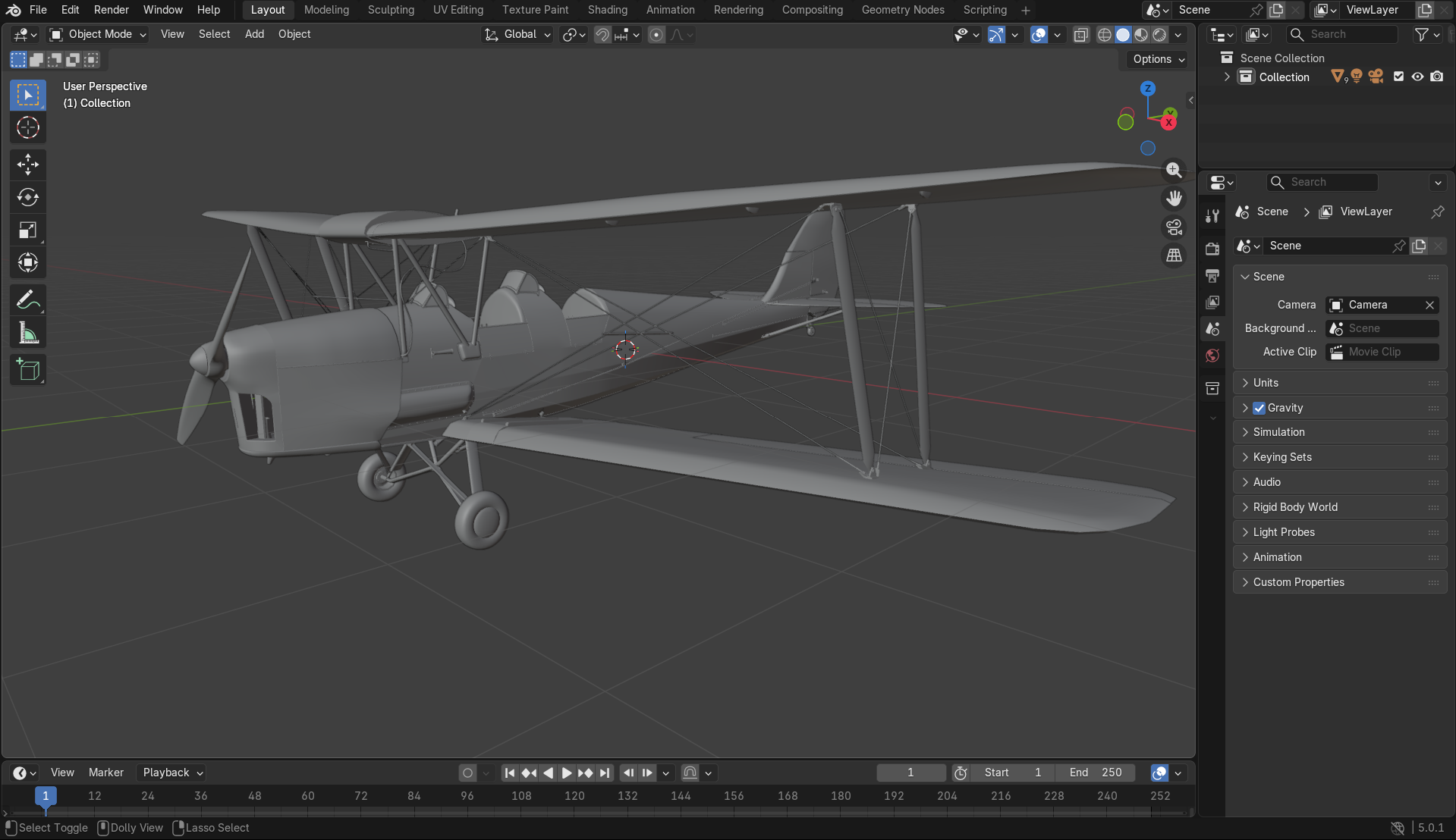 Tiger Moth biplane in flight over a river landscape at sunset in Microsoft Flight Simulator
